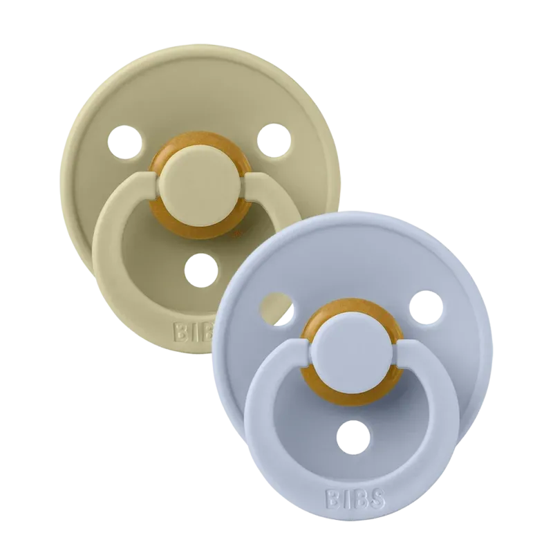 Colour 2 Pack - Khaki/Dusty Blue - BIBS