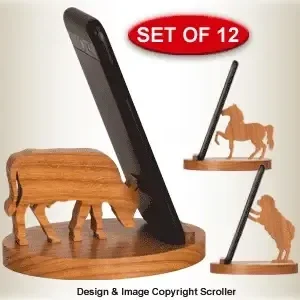 Farm Animal Cell Phone Stands Pattern Set - The Winfield Collection