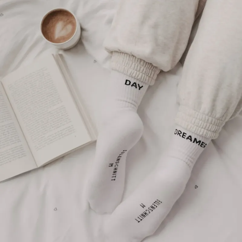 Eulenschnitt Socken Day Dreamer Größe 39-42 weiß