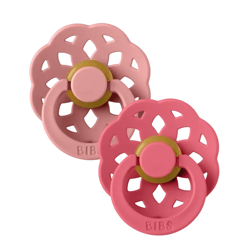 Boheme 2 PACK - Dusty Pink/Coral - BIBS
