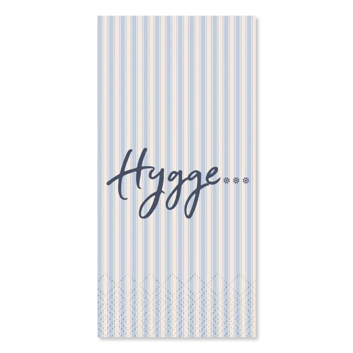 Serviette mit Gemütlichkeit und Streifen – Chic Antique
