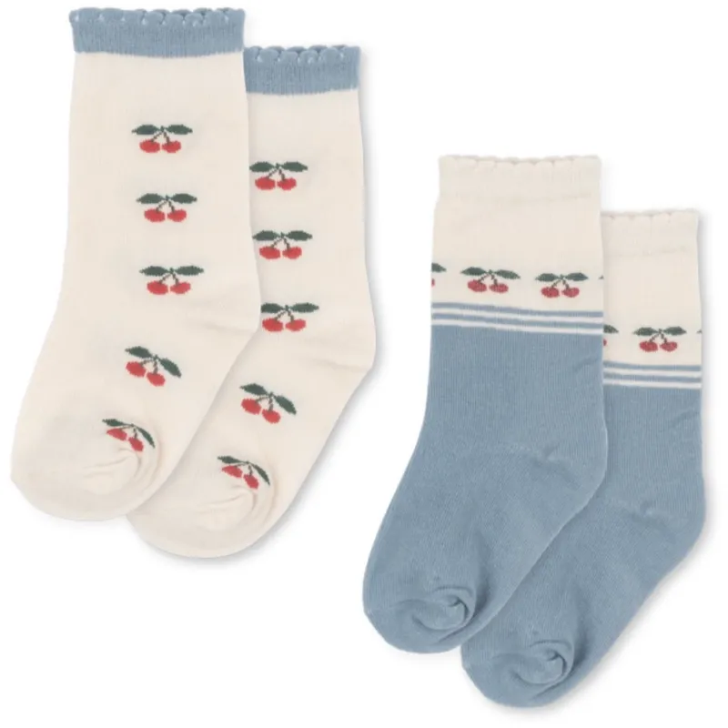 Konges Sløjd Cherry Mix 2 Pack Cherry Strumpor