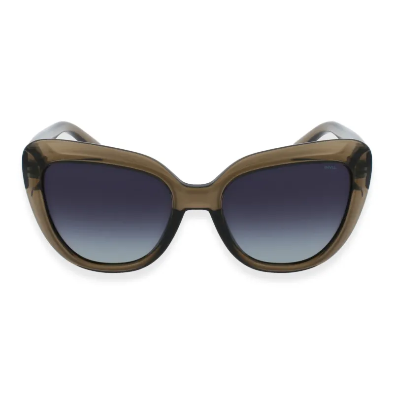 SOLE & LUCE - Swiss Eyewear, Transparente Poliriesende Sonnenbrille, UV400, Grau