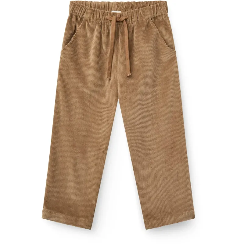 COPENHAGEN COLORS Brown Corduroy Pant M/ Adj. Waist