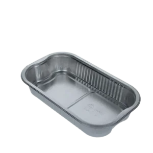 takeaware.nl Maaltijdbakken en schalen Aluminium bak 1000ml rechthoek glad hoog