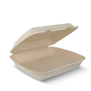 takeaware.nl Maaltijdbakken en schalen Menubox 1-vaks IP4 suikerriet BIO