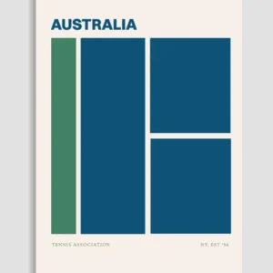 Australia Tennis Association Poster