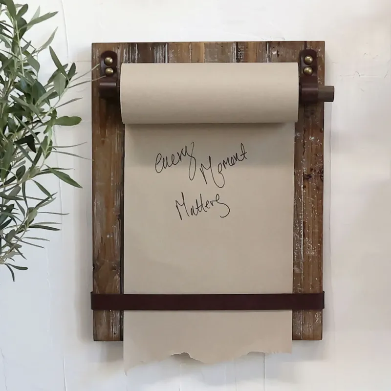 Papierhänger aus recyceltem Holz, ohne Papier - Chic Antique