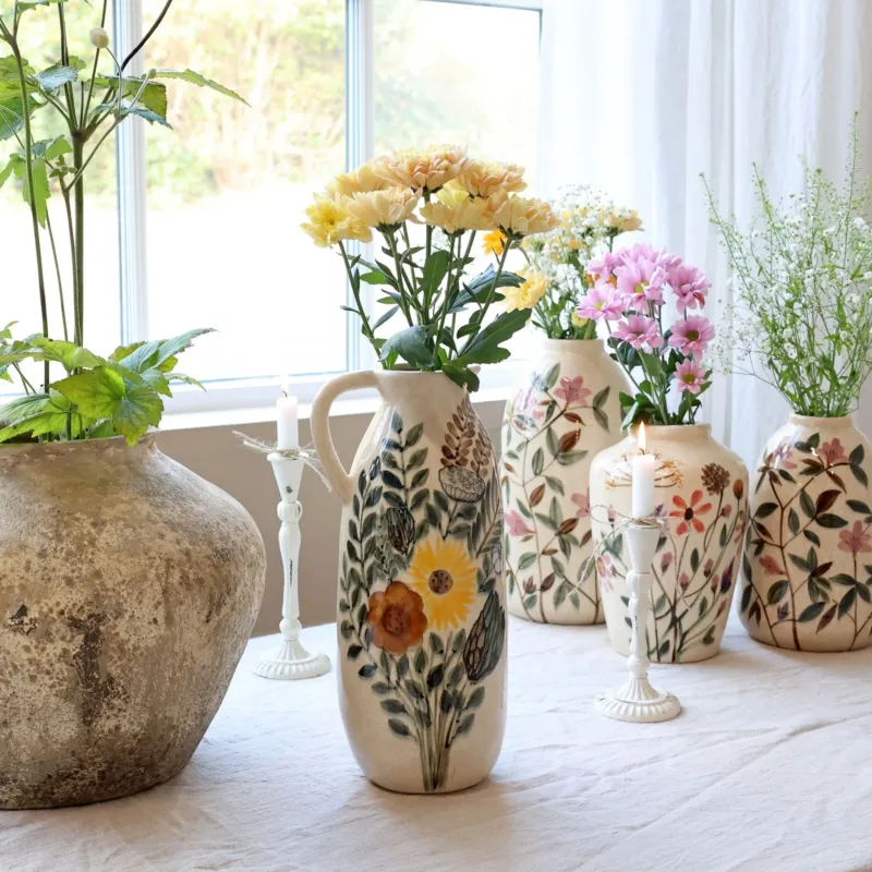Krug mit Blumenmotiv - Chic Antique