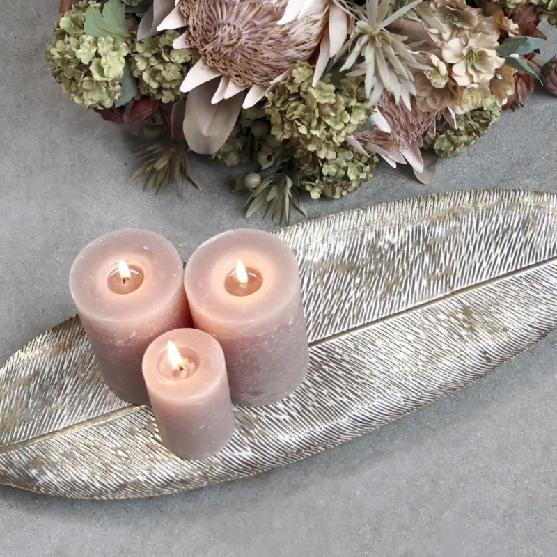 Dekorative Schale mit Blattmotiv - Chic Antique