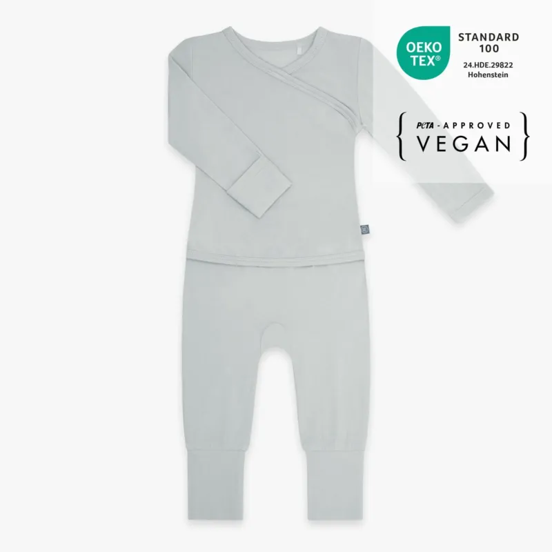 Langarm Easy-on Strampler | Essential Grau