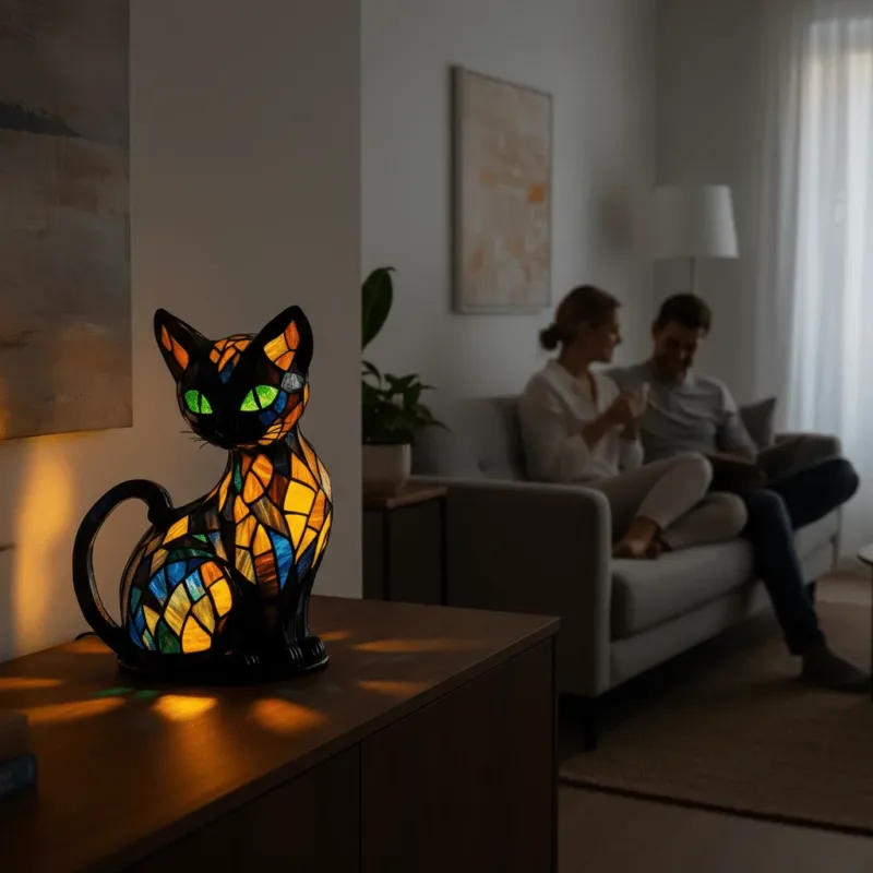 Felilux - Cute Cat Night Lamp with Soft LED Glow for Soothing Ambiance 2