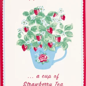GreenGate - Berry Geschirrtuch bedruckt white