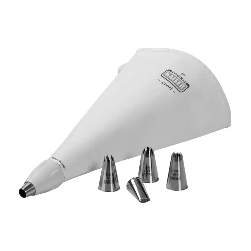 Set de manga pastelera y 5 boquillas Kaiser de WMF-WMF2300666150