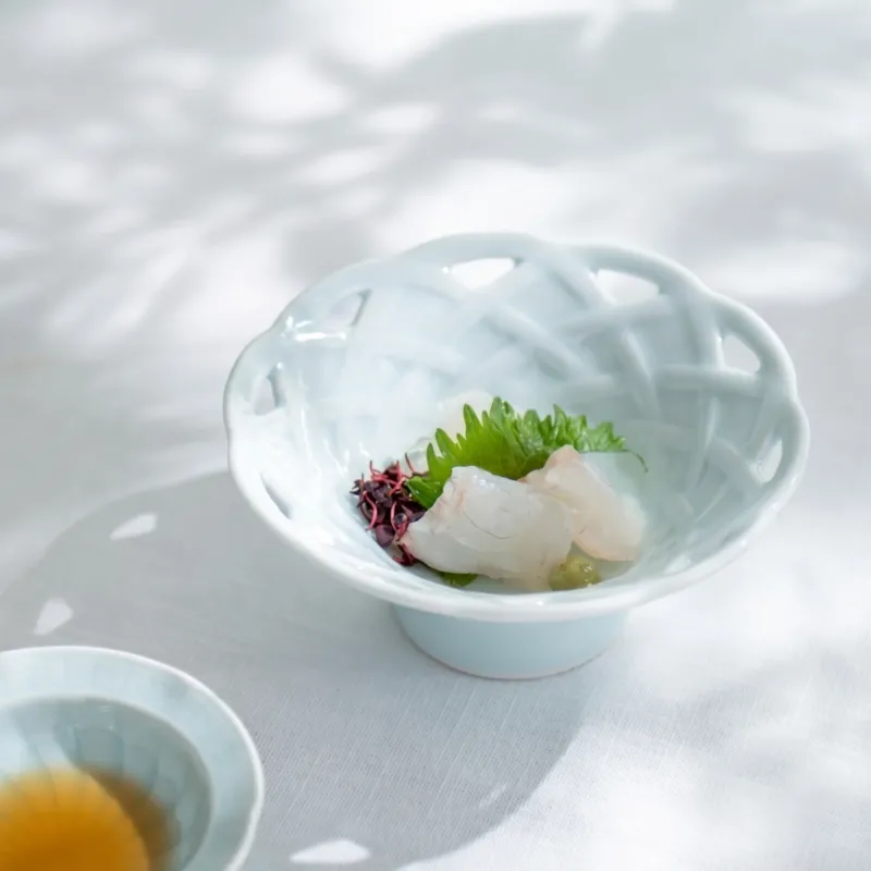 Kaiseki Basket-Weave Kobachi Small Bowl