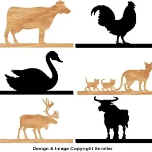 WILDLIFE - Mailbox Topper Pattern - The Winfield Collection