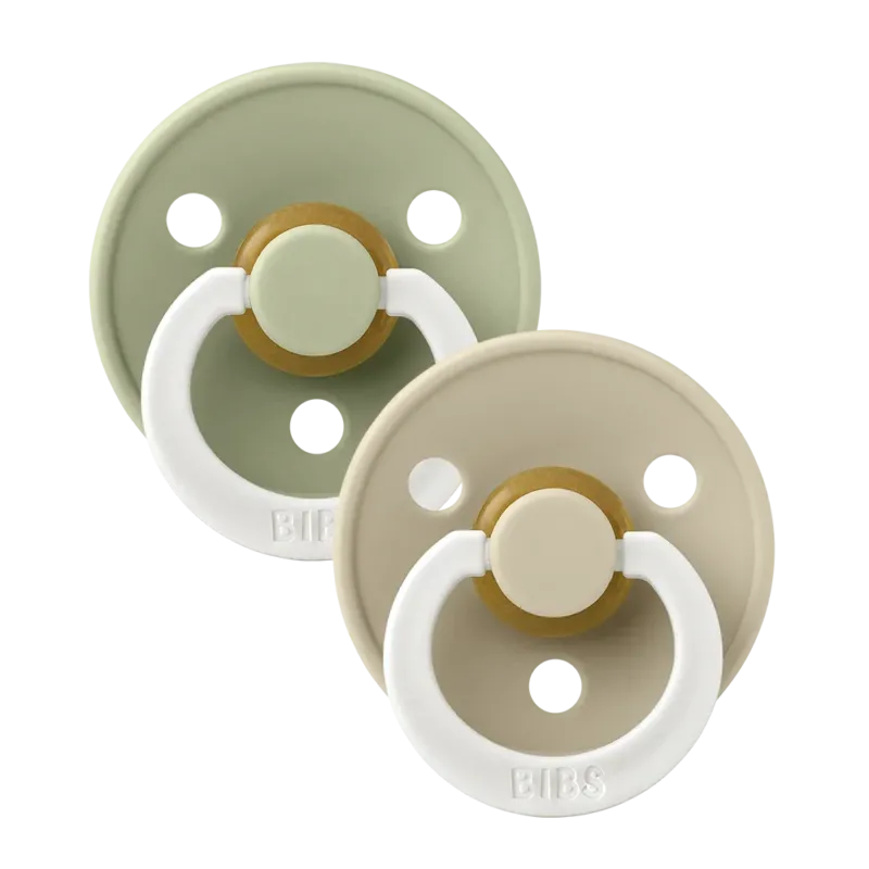 Green Round colour nighttime pacifiers