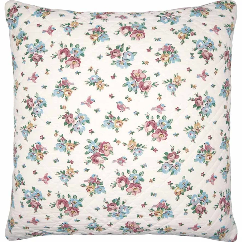 GreenGate - Ellie Kissenbezug white mit Stickerei 50 x 50 cm