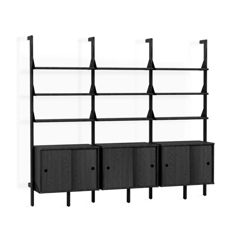 Branch-3 Bookshelf with Storage