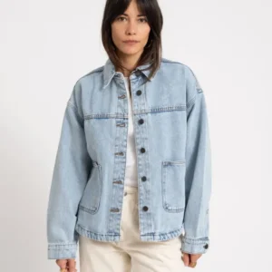 Kettie Denim Jacket Light Blue Denim - Things I Like Things I Love