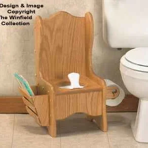 Oak Potty Chair Woodworking Plan