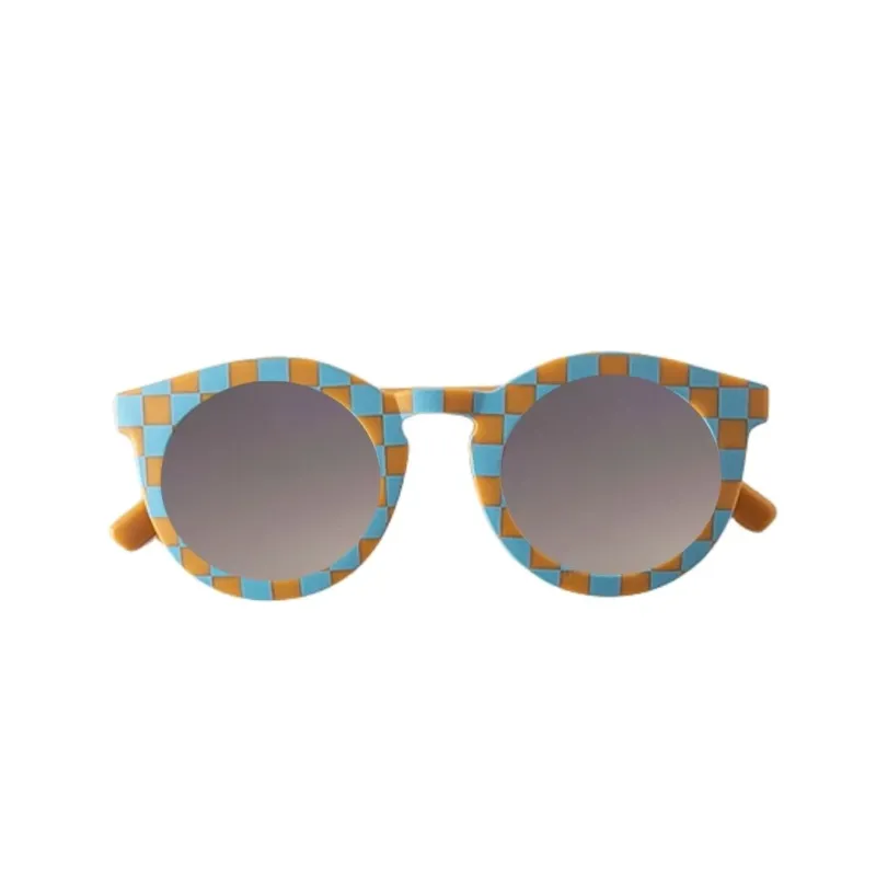 Kinder Sonnenbrille Kids Plus 'Checkerboard Blue' K