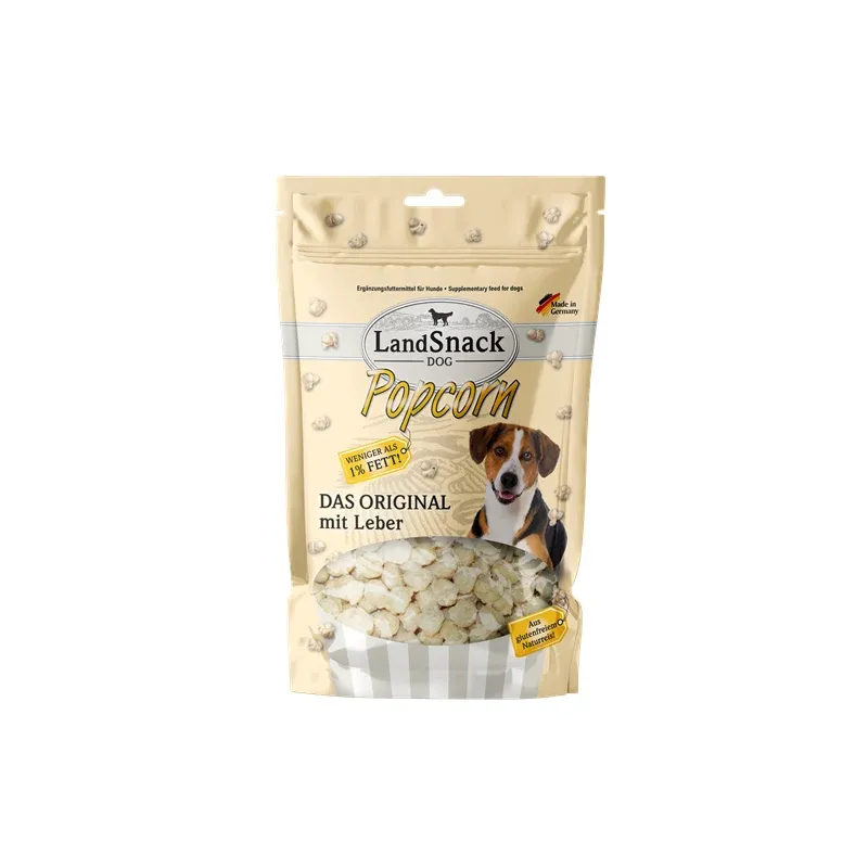 LandSnack Hunde Popcorn mit Leber – mit Leber 100g