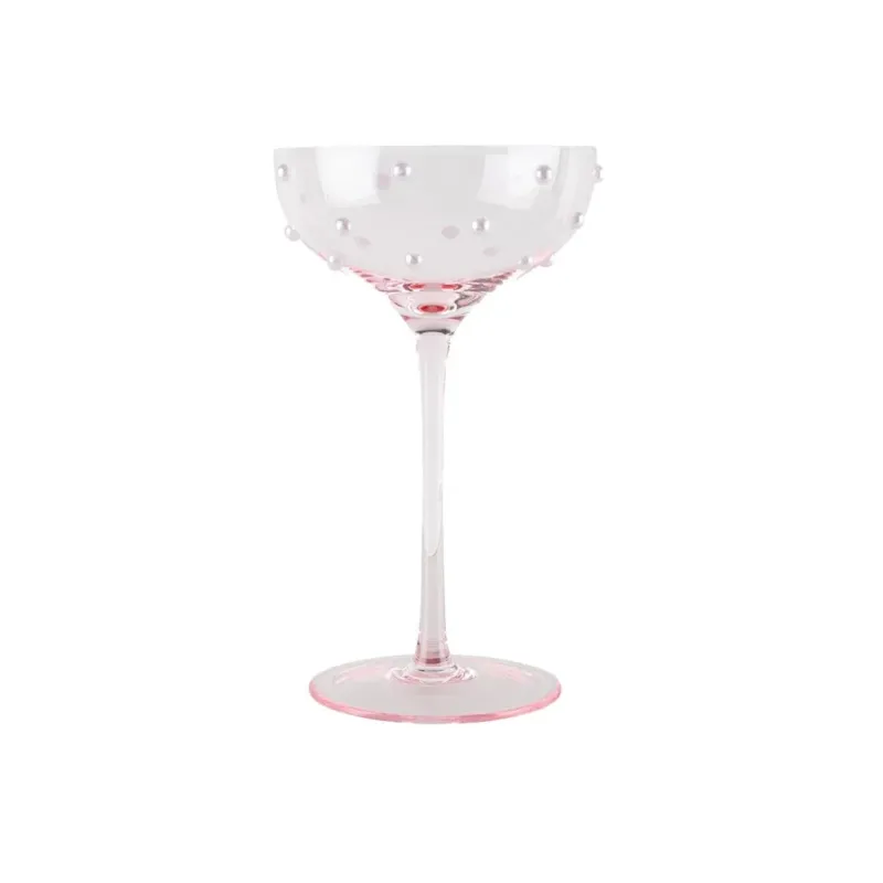 Lepelclub - Champagne Coupe - Parel - Roze Champagne glazen LepelClub