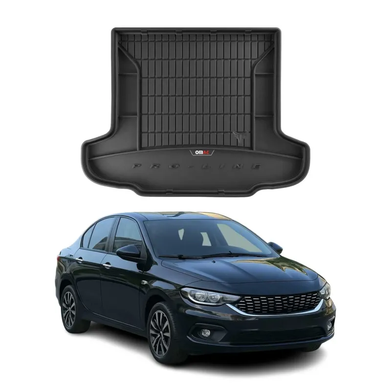 OMAC Gummi Kofferraumwanne für Fiat Tipo Stufenheck 2015-2026 TPE Laderaumwanne