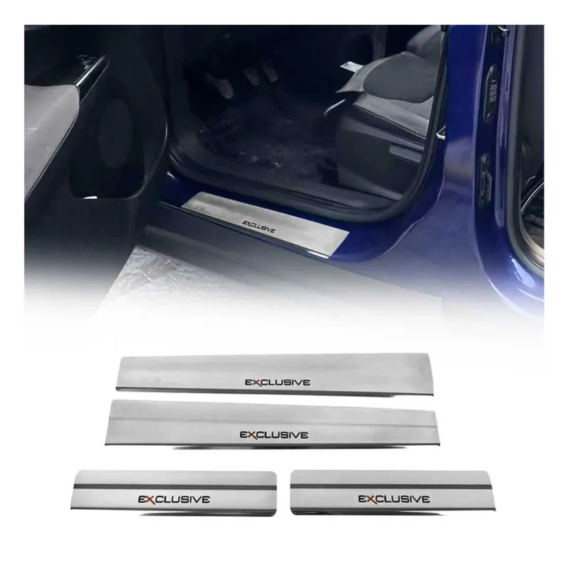 Einstiegsleisten Schweller Exclusive für Ford Tourneo Courier 2014-2024 Chrom 4x