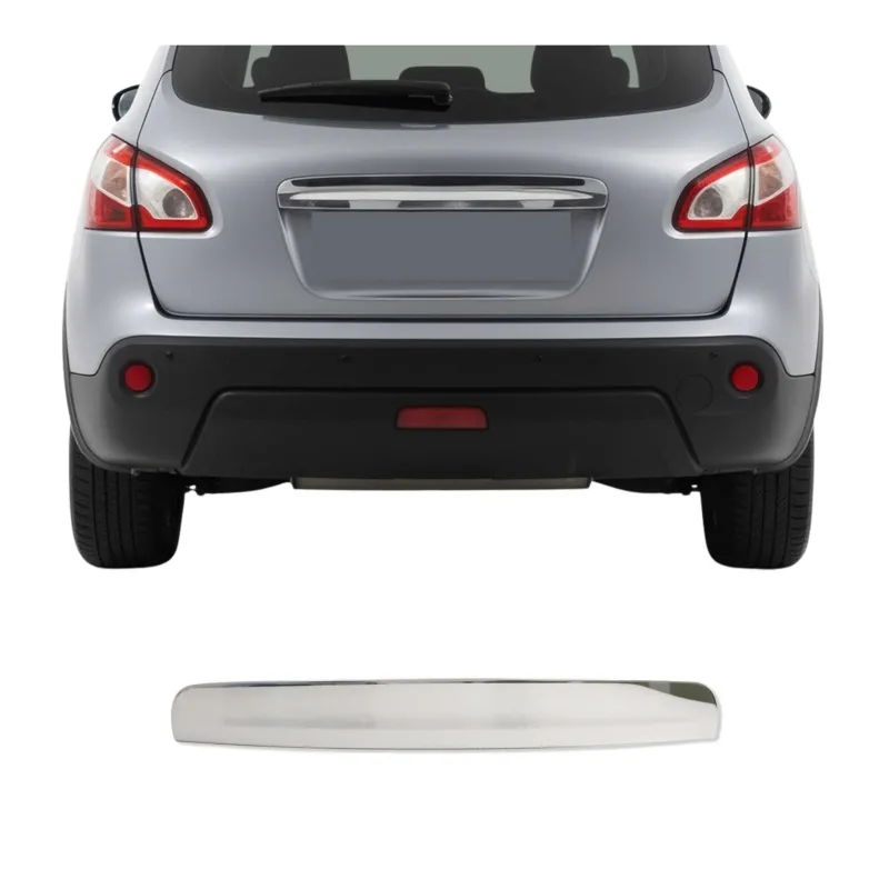 Kofferraumleiste Heckleiste für Nissan Qashqai J10 2006-2014 Edelstahl Chrom