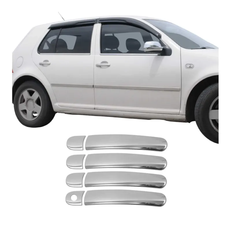 Chrom Türgriff Blende für Skoda Octavia 2004-2013 4Tür Edelstahl Matt