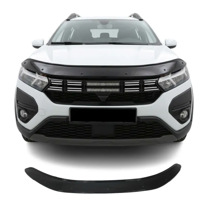 Motorhaube Deflektor Insektenschutz für Dacia Jogger 2022-2026 ABS Schwarz