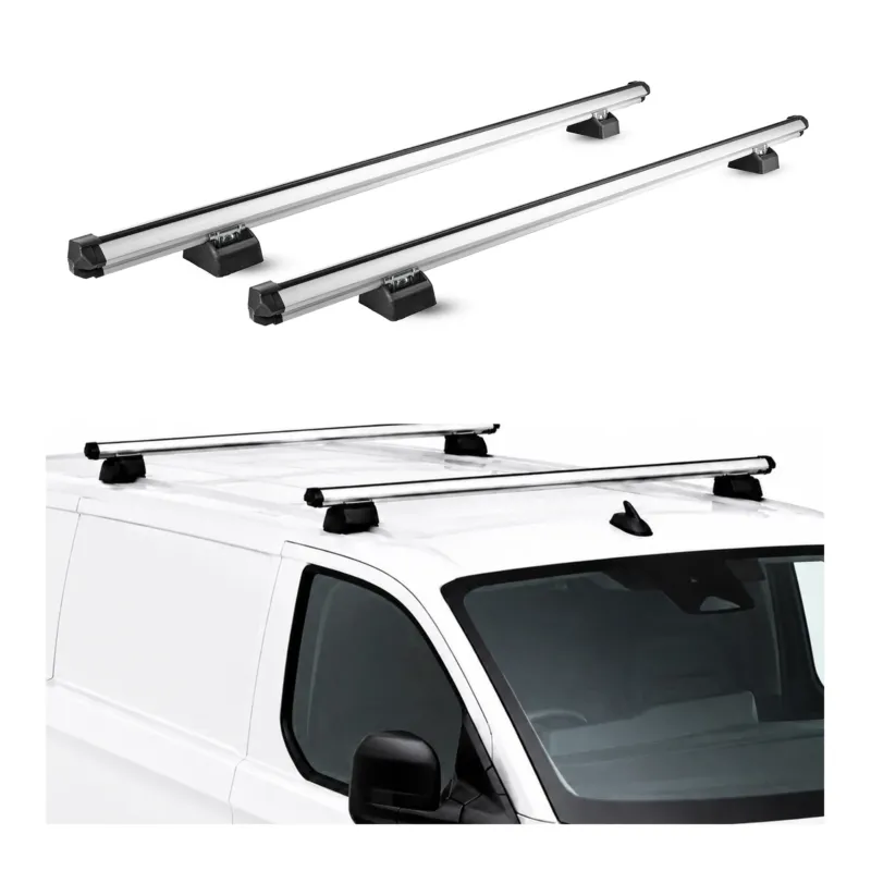 Dachträger für Dacia Dokker 2012-2022 H1L1 2-Träger Aluminium Silber