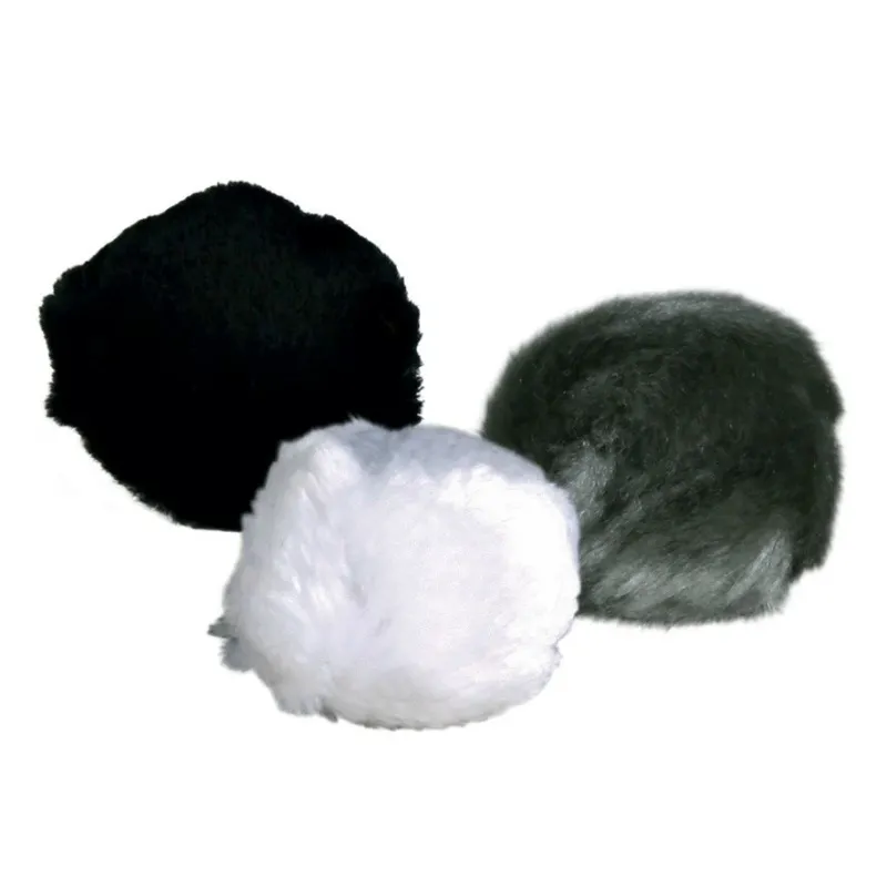 Plüsch-Ball mit Schelle & Catnip für Katzen – ø 3 cm