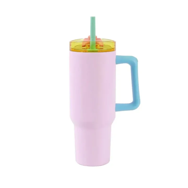 Thermobecher 'Reisebecher rosa' 1200 ml