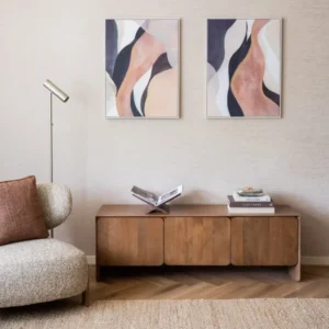 SET VAN 2 - Handgeschilderde Schilderijen Lien Terra - Things I Like Things I Love