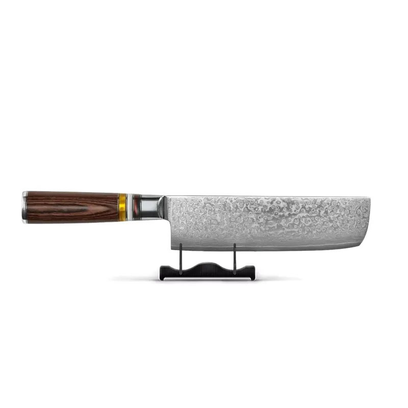 Shinrai Knives - Micarta Jewels Damascus Nakiri 18 cm Nakirimes Shinrai Knives
