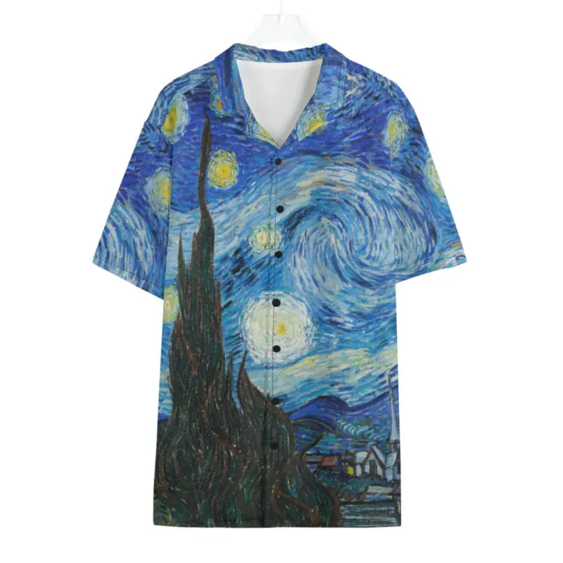 Van Gogh Starry Night Hawaiian shirt